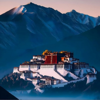 Palais du Potala au Tibet