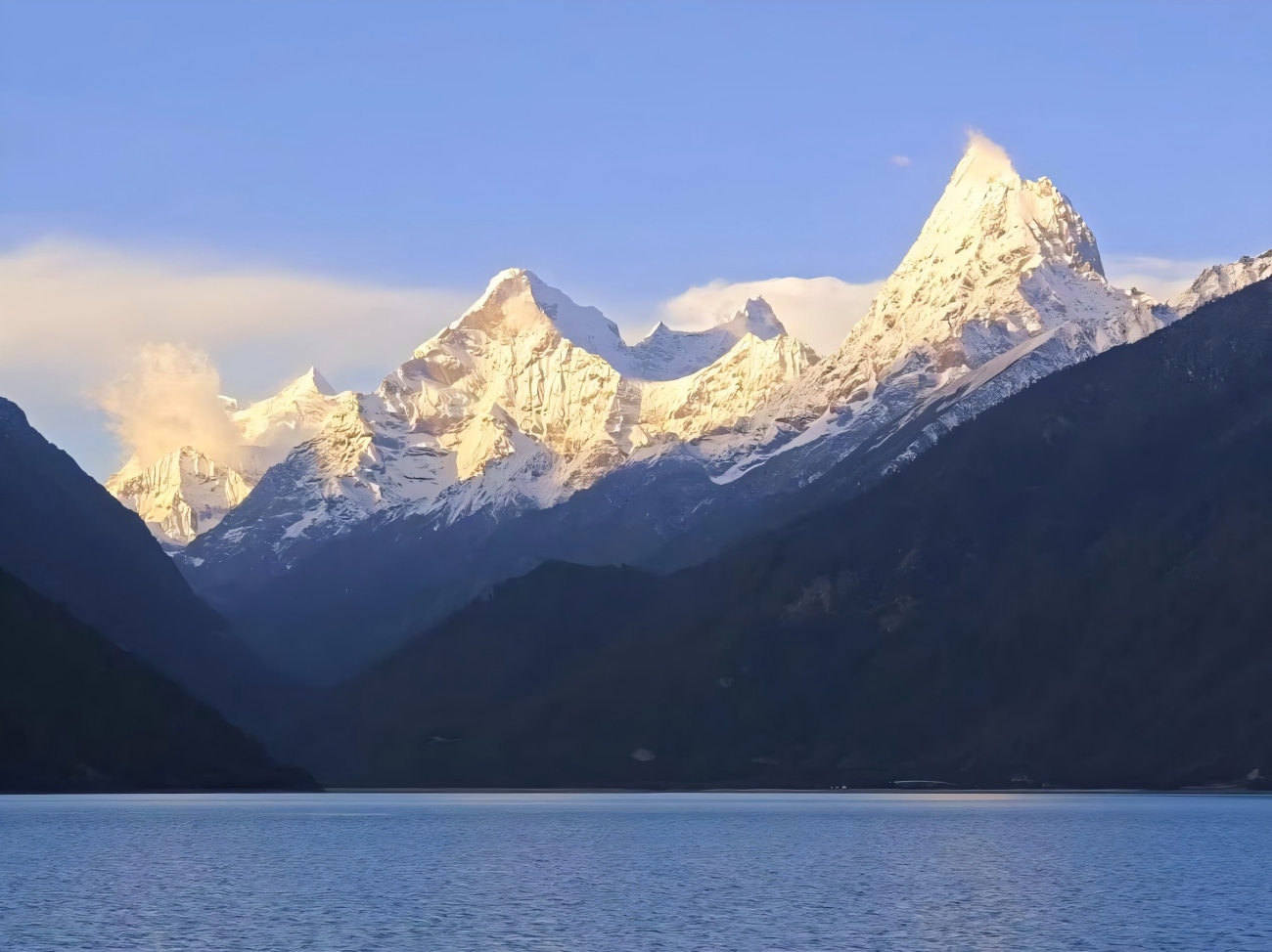Basum Tso Lake Tibet.