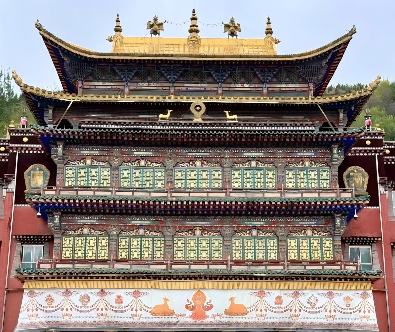 The Great Golden Roof Hall in China