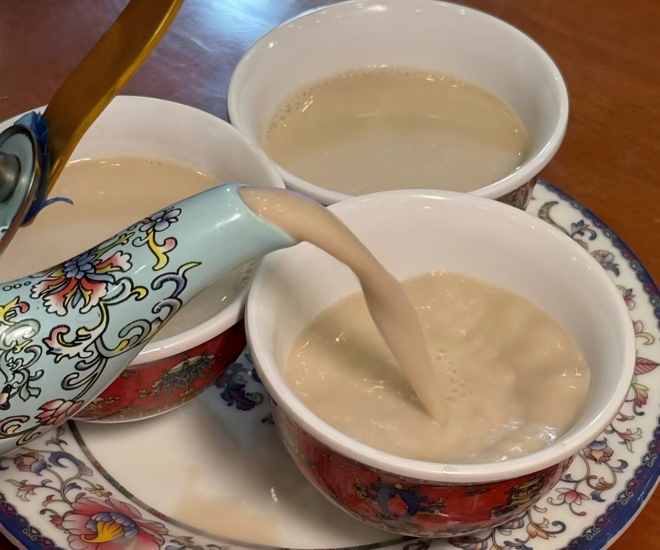 Té de mantequilla en China