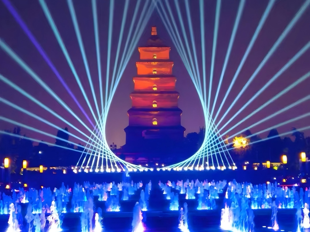 El espectáculo de la fuente musical