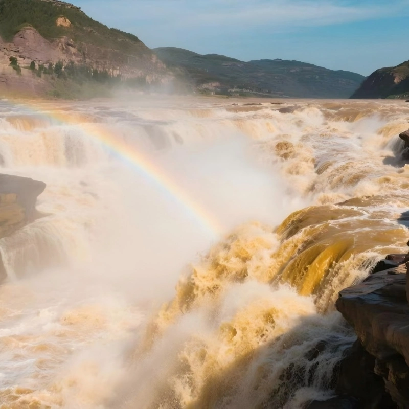 Cascada Hukou del río Amarillo