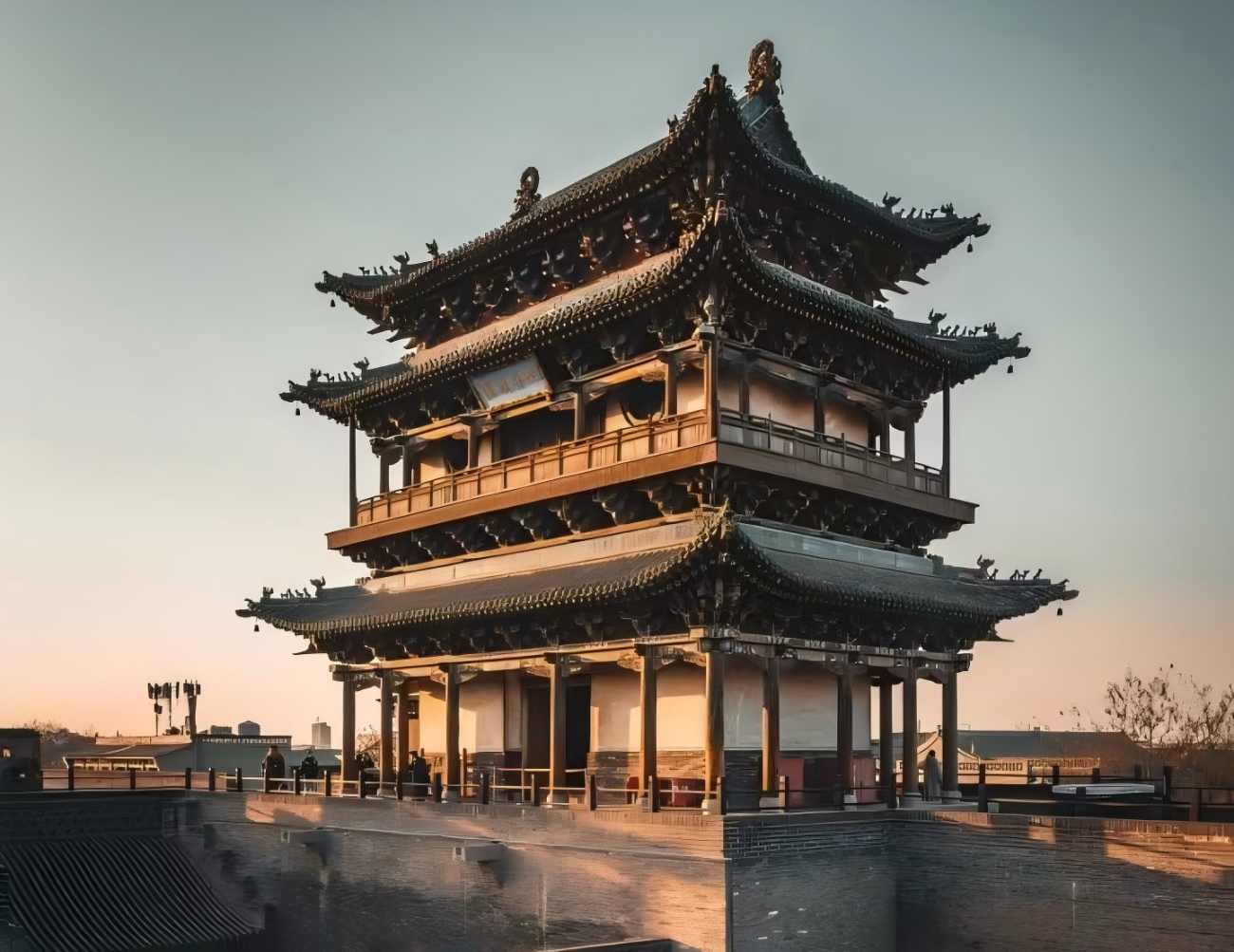 The Ancient City Wall in China