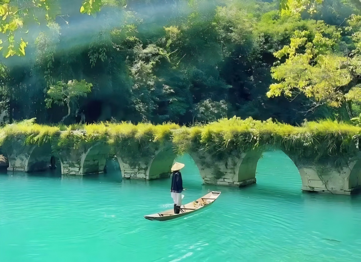 Puente antiguo de Xiaoqikong