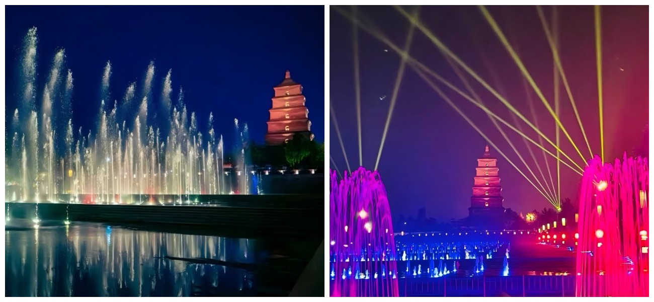 El espectáculo de la fuente musical