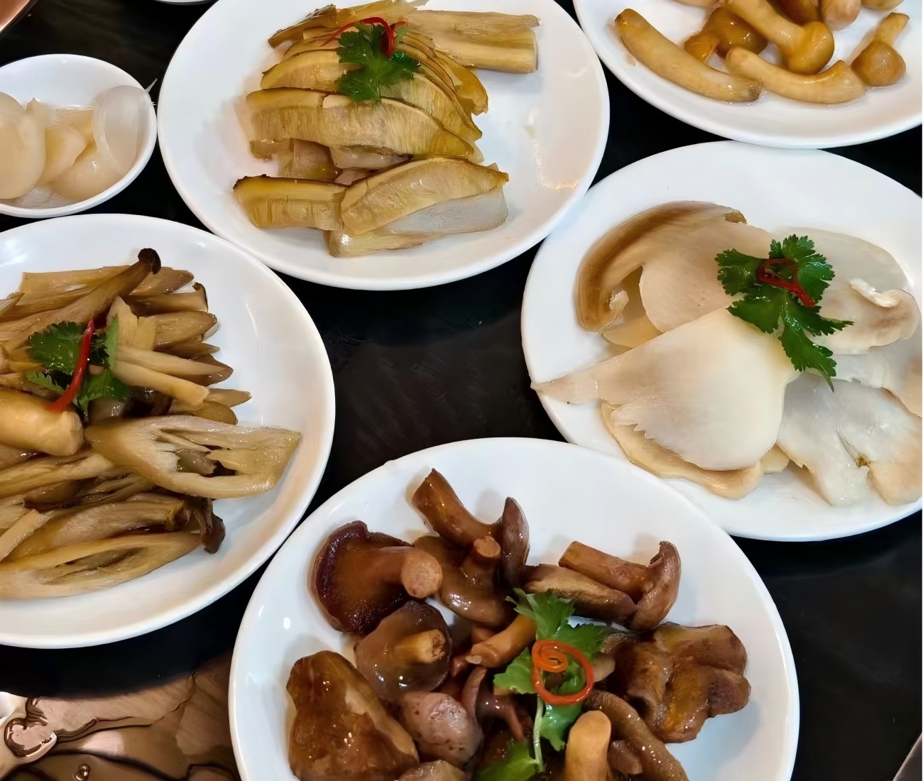 Hongos silvestres de montaña en China