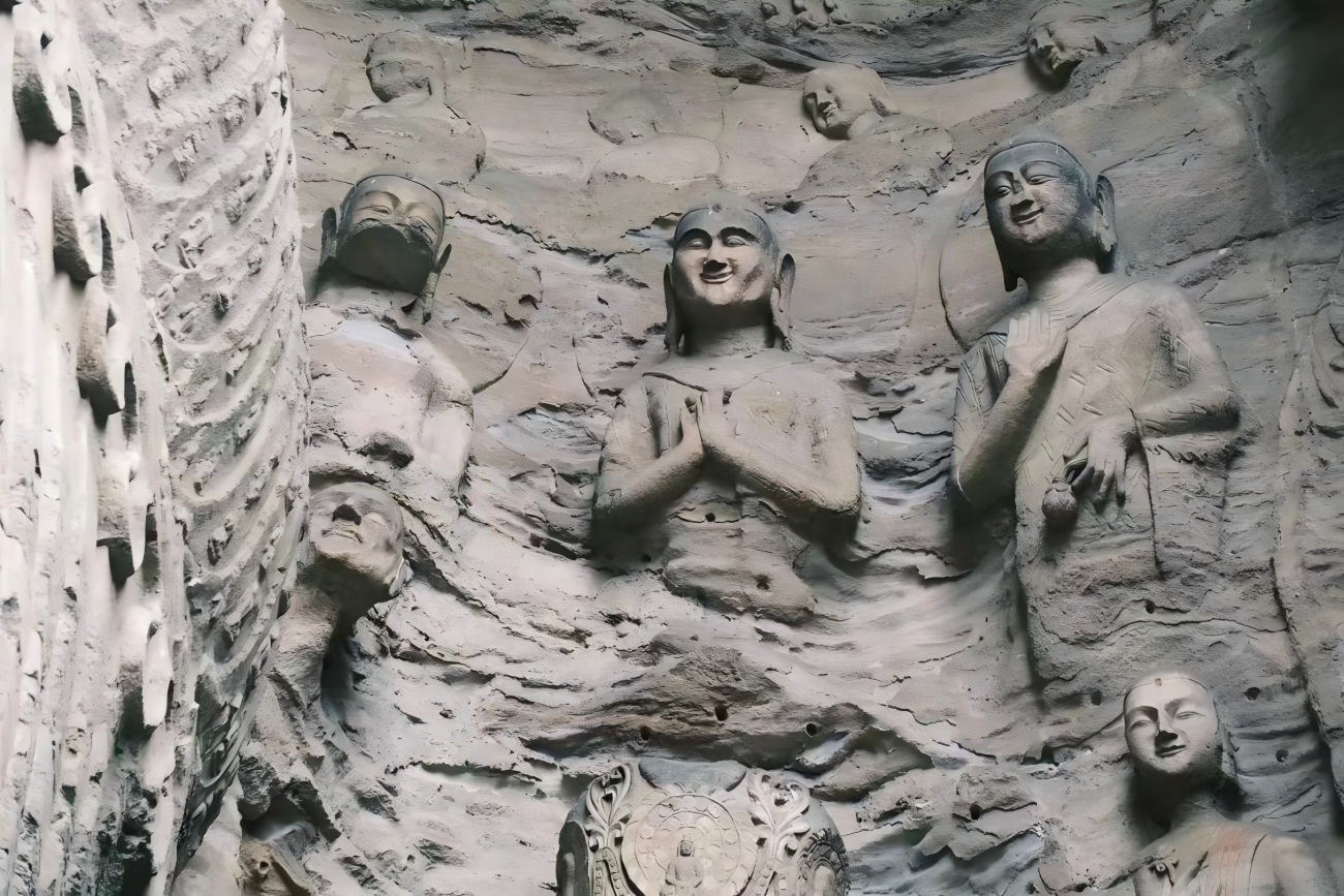 كهوف فترة شياو وين في الصين