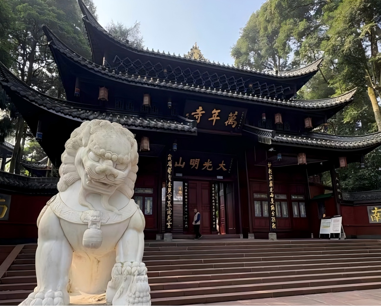 Templo Wannian en China