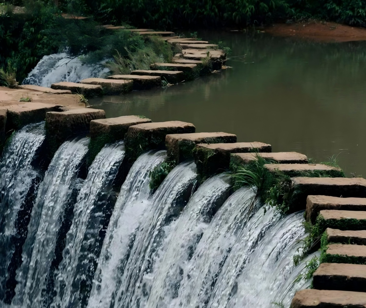 China, Guizhou, chishui, Danxia Relief valley at natural heritage of UNESCO