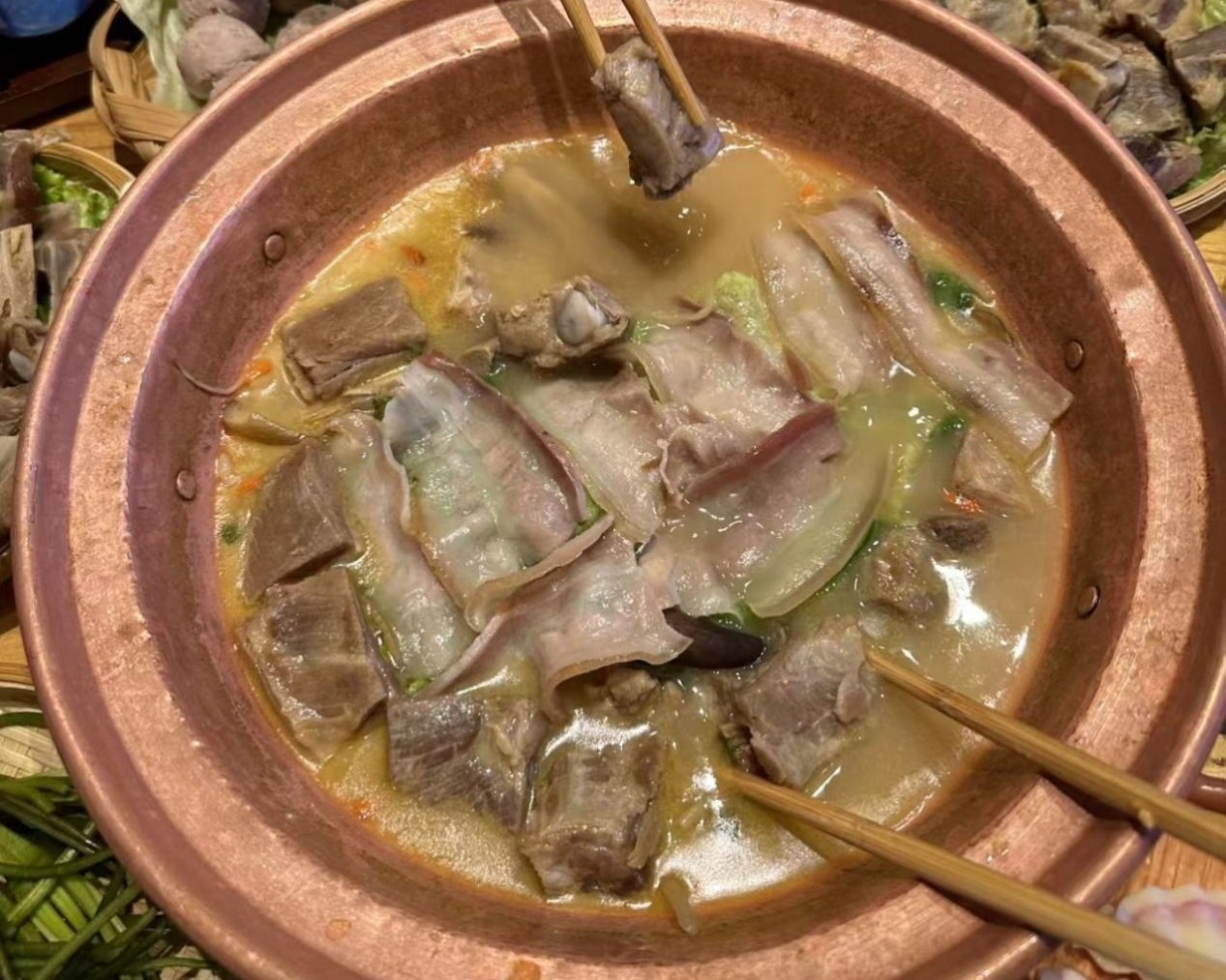  Cured Pork Rib Hot Pot