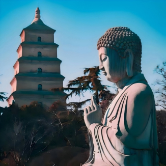 Big Wild Goose Pagoda Xi'an