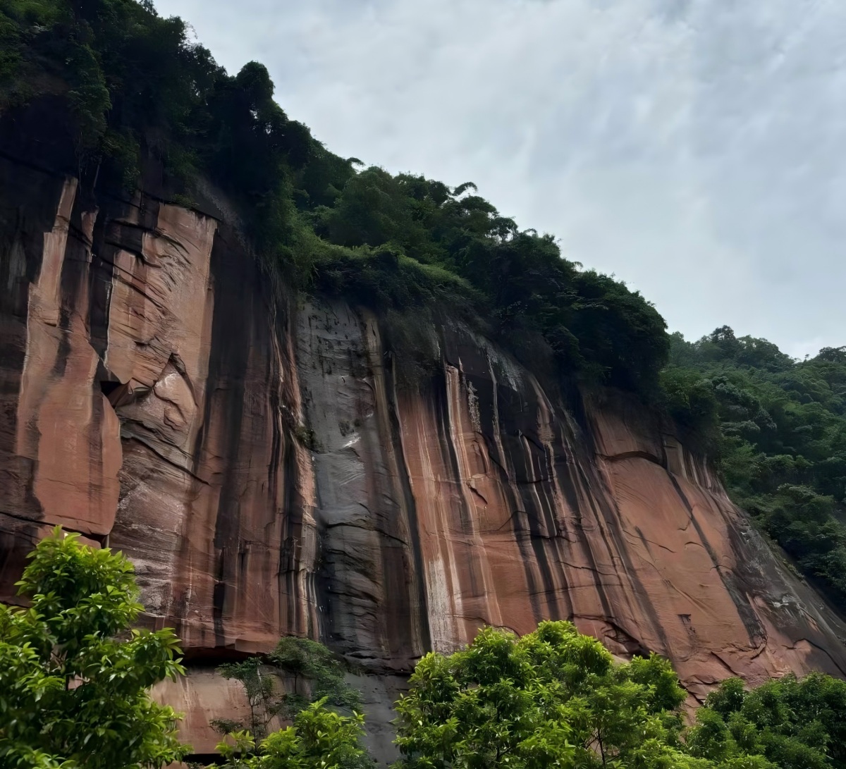 China, Guizhou, chishui, Danxia Relief valley at natural heritage of UNESCO