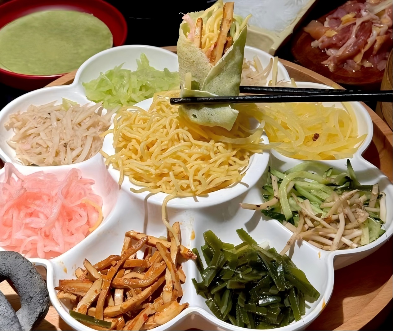 Silk Dolls Chinese food